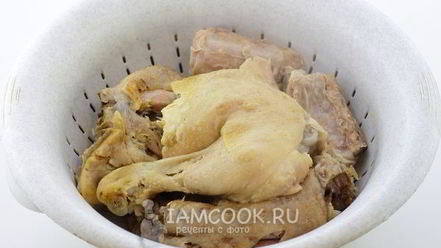 Рецепт холодца из свиных ножек и курицы