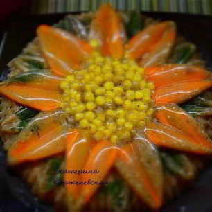 Рецепт Холодца Солнечного цветок