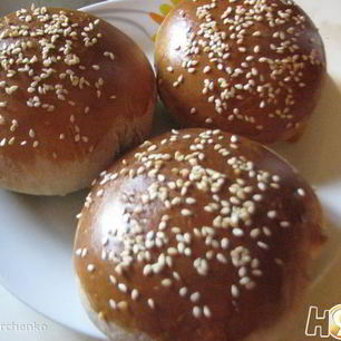 Рецепт Булочек для бургеров и хот-догов