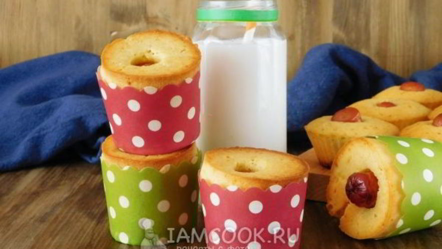 Рецепт кексов хот-дог