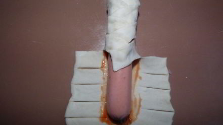 Рецепт хот-дога из слоеного теста