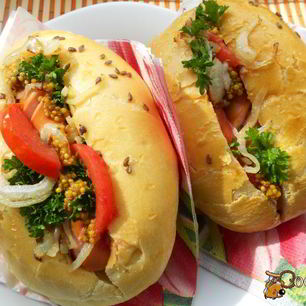 Рецепт Хот-дога по-домашнему