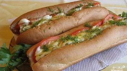 Рецепт Хот-дога с капустой