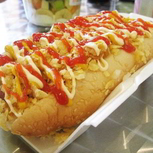 Рецепт Хот-дога с крабовыми палочками