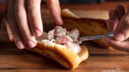 Рецепт хот-дога с креветками