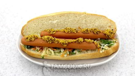 Рецепт хот-дога с квашеной капустой