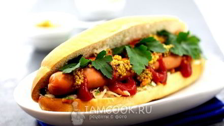 Рецепт хот-дога с квашеной капустой