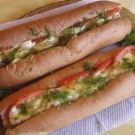 Рецепт Хот-дога с огурцом по-домашнему