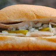 Рецепт Хот-дога с селедкой