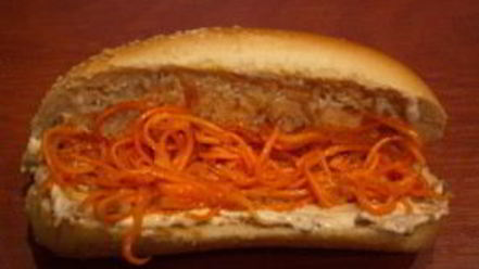 Рецепт хот-дога с ветчиной