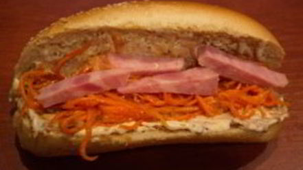 Рецепт хот-дога с ветчиной