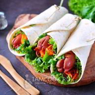 Рецепт Хот-дога в лаваше