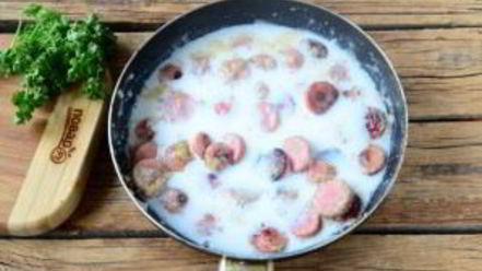 Рецепт хот-дога в луковых колечках