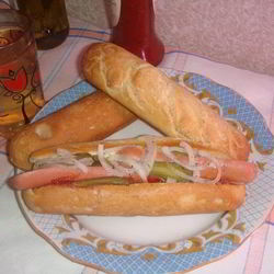 Рецепт Хот-догов из домашних багетов
