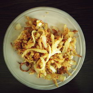 Рецепт Хрустящего лука для хот-догов