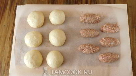 Рецепт новогоднего хот-дога с фаршем