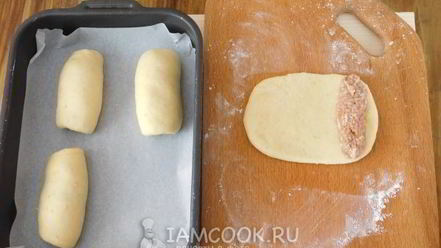 Рецепт новогоднего хот-дога с фаршем