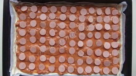 Рецепт пиццы хот-дог