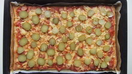 Рецепт пиццы хот-дог