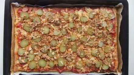 Рецепт пиццы хот-дог