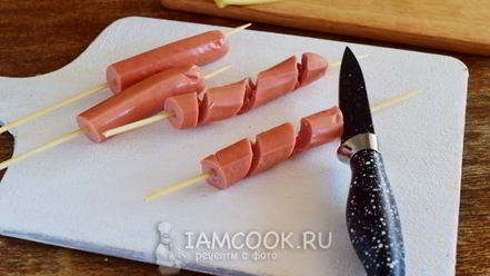 Рецепт слоеного хот-дога