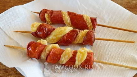 Рецепт слоеного хот-дога