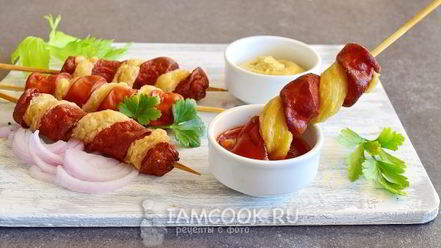 Рецепт слоеного хот-дога