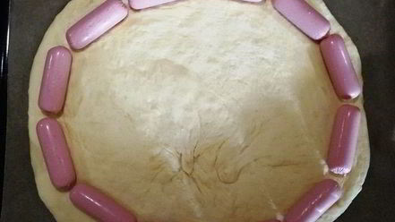 Рецепт суперсырной хот-дог-пицца