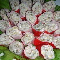 Рецепт Крабовых палочек, фаршированных грибами и яйцом