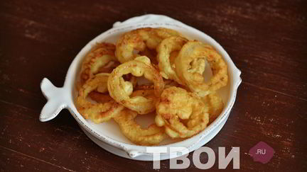 Рецепт Луковых колец в кляре