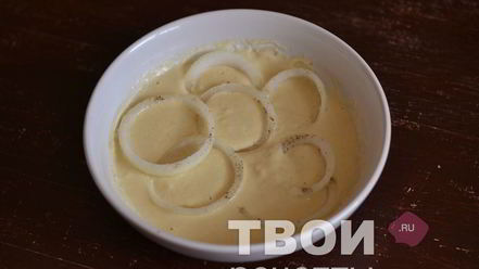 Рецепт луковых колец в кляре
