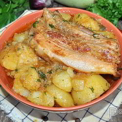 Рецепт Маринованных ребрышек с картофелем в мультиварке