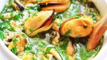 Рецепт мидий, маринованных в масле