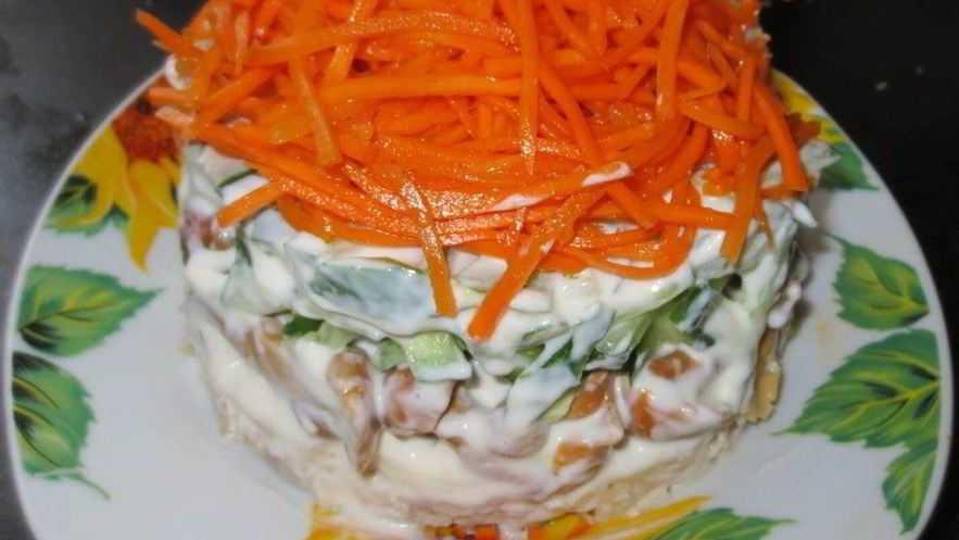 Рецепт корейской моркови с курицей