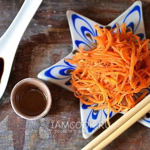 Рецепт Корейской моркови с луком