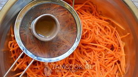 Рецепт корейской моркови с луком