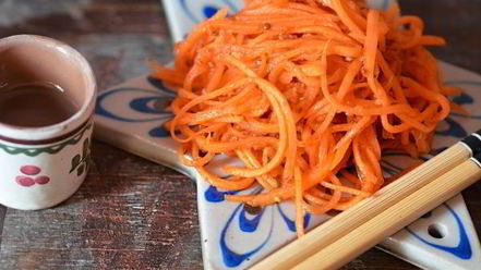 Рецепт корейской моркови с луком