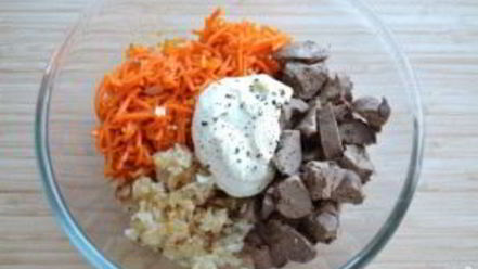 Рецепт корейской морковки с печенью
