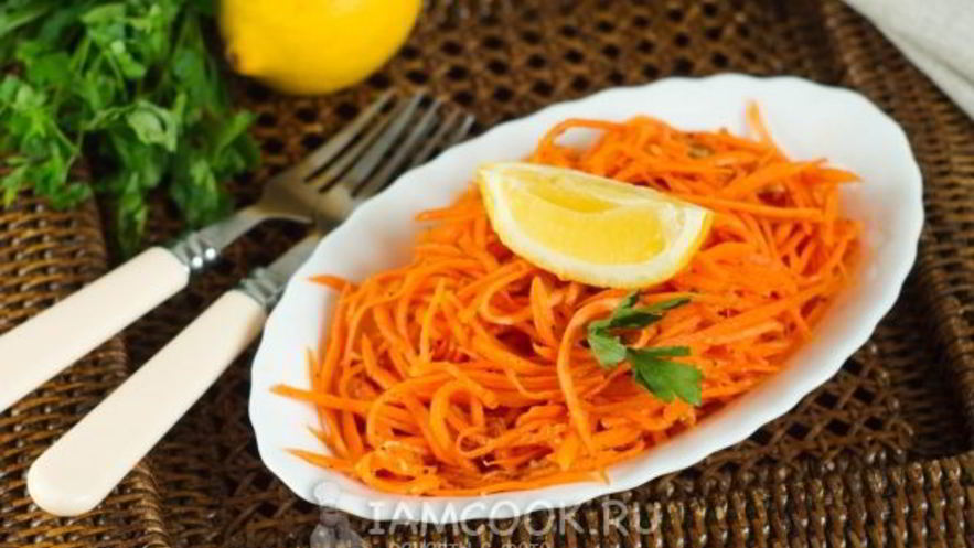 Рецепт моркови по-корейски без уксуса и лука