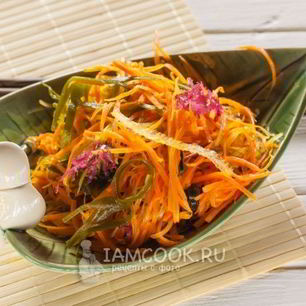 Рецепт Моркови по-корейски с водорослями