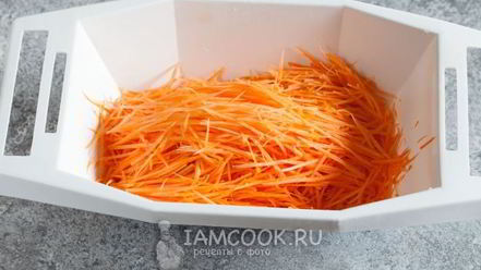 Рецепт моркови по-корейски с водорослями