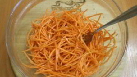 Рецепт морковки по-корейски острая
