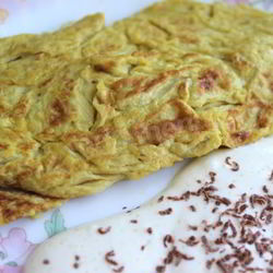 Рецепт Французского омлета с фруктовым фрешем