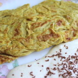 Рецепт Французского омлета с фруктовым фрешем