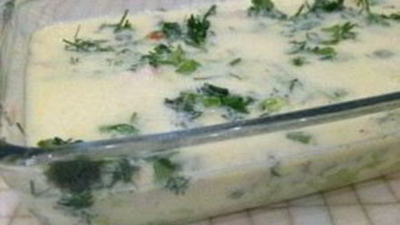 Рецепт фриттаты с кабачками