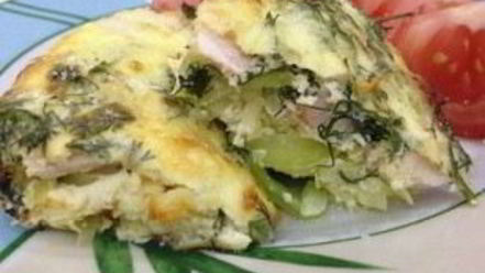 Рецепт фриттаты с кабачками