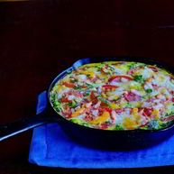 Рецепт Фриттаты с картофелем и ветчиной