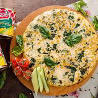 Рецепт Фриттаты с кукурузой и шпинатом