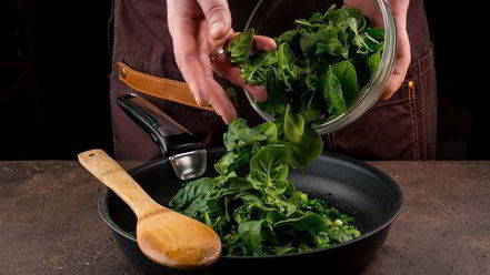 Рецепт фриттаты с кукурузой и шпинатом