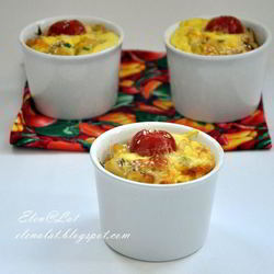 Рецепт Фриттаты с макаронами и болгарским перцем